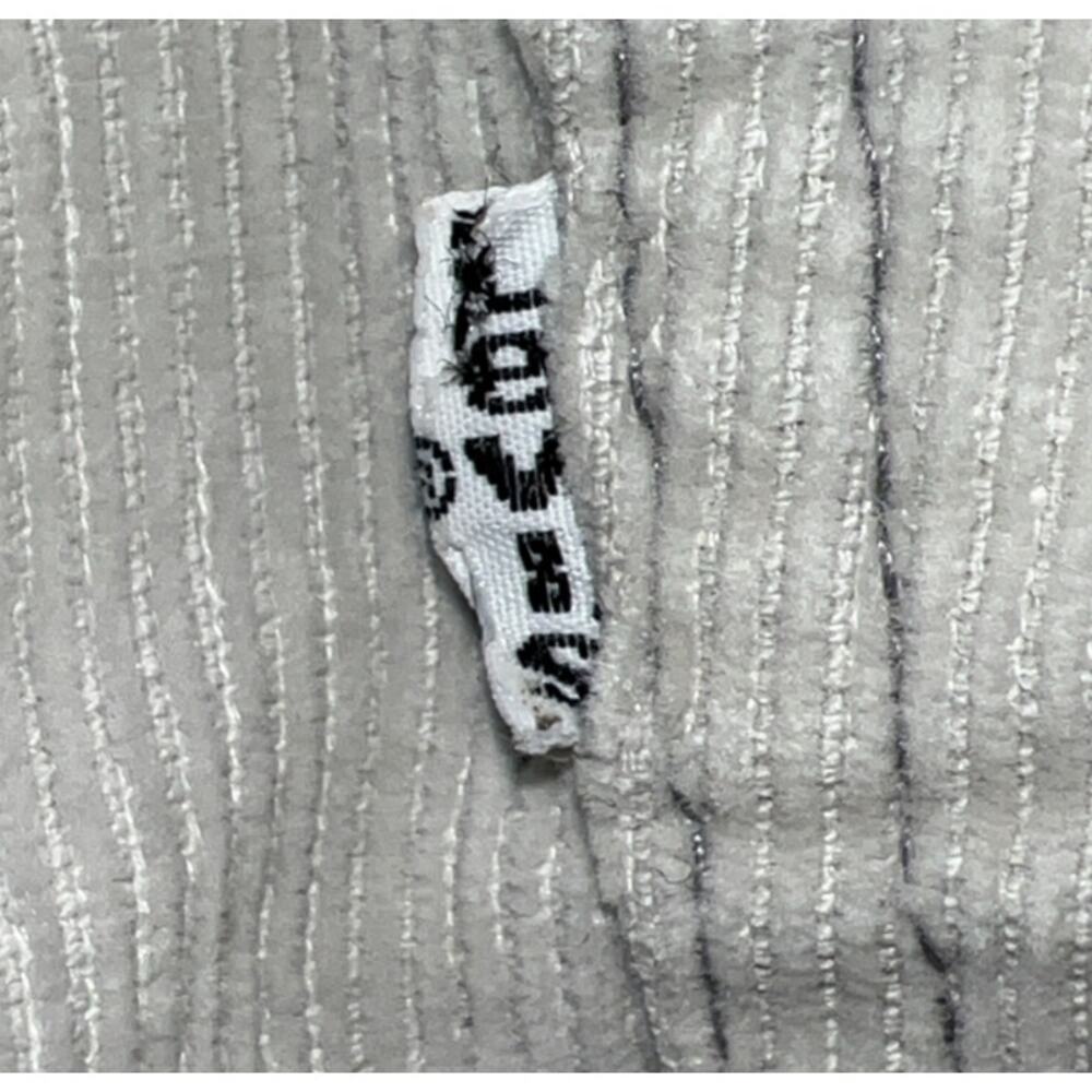 VTG Levi’s Gray Corduroy Pants White Tab High Rise Straight Leg 29x30 Women’s - Picture 4 of 6